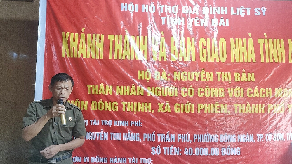 Thành phố Yên Bái: Khánh thành, bàn giao nhà tình nghĩa cho cụ bà 88 tuổi