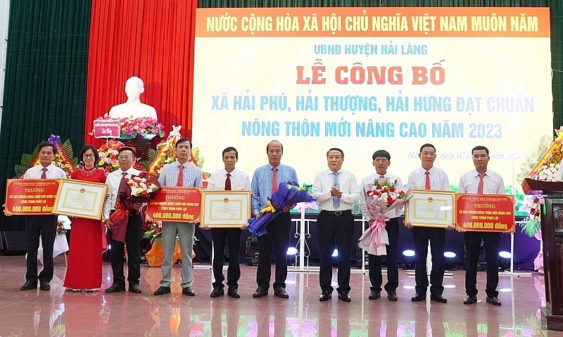 Hải Lăng (Quảng Trị): Huy động trên 2.813 tỷ đồng để xây dựng huyện nông thôn mới