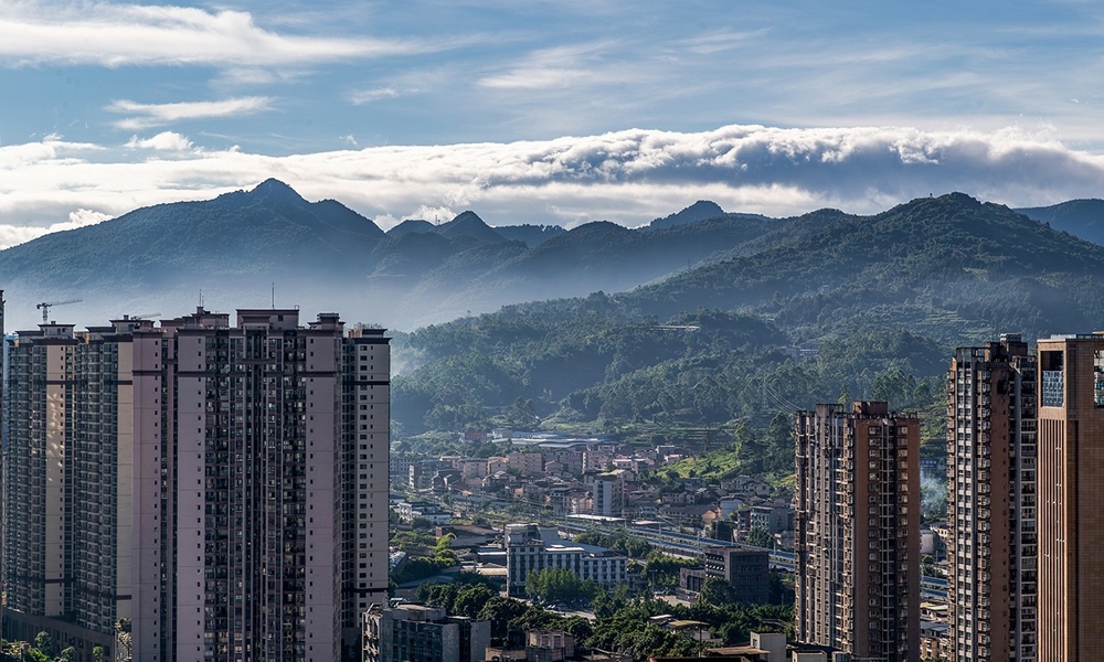 Tòa nhà tự làm mát giữa cái nóng như lò nung ở Trung Quốc