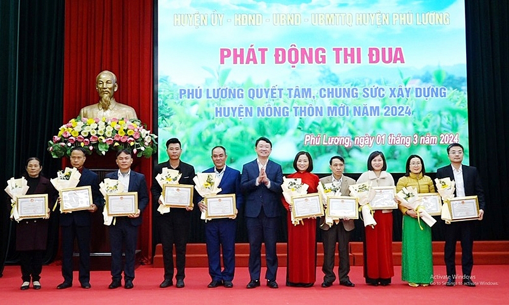 Phú Lương (Thái Nguyên): Bình Long đạt chuẩn xóm nông thôn mới kiểu mẫu năm 2024