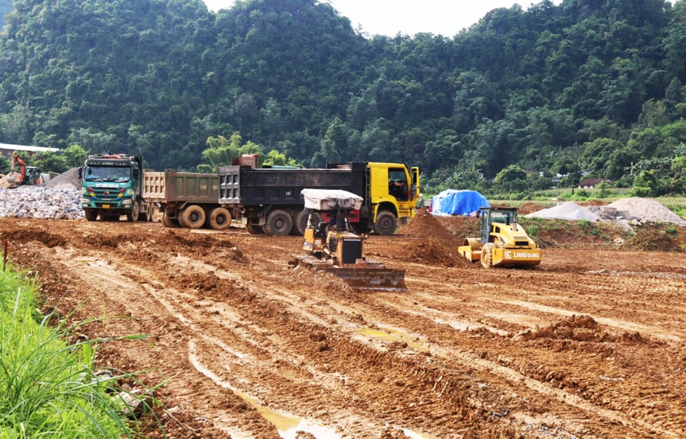 Thạch An (Cao Bằng): Đẩy nhanh tiến độ xây dựng khu tái định cư thị trấn Đông Khê