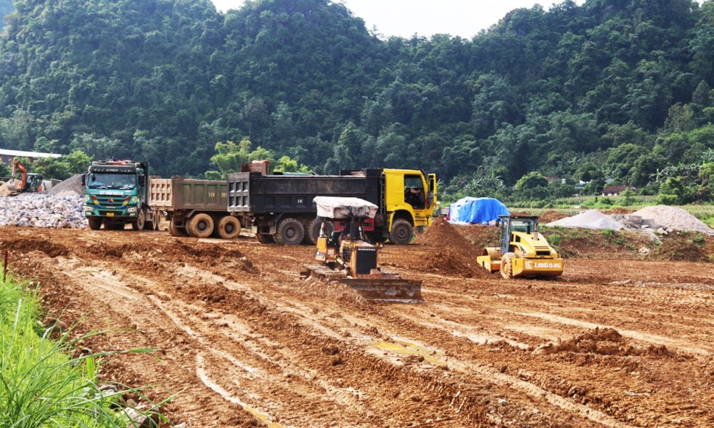 Thạch An (Cao Bằng): Đẩy nhanh tiến độ xây dựng khu tái định cư thị trấn Đông Khê