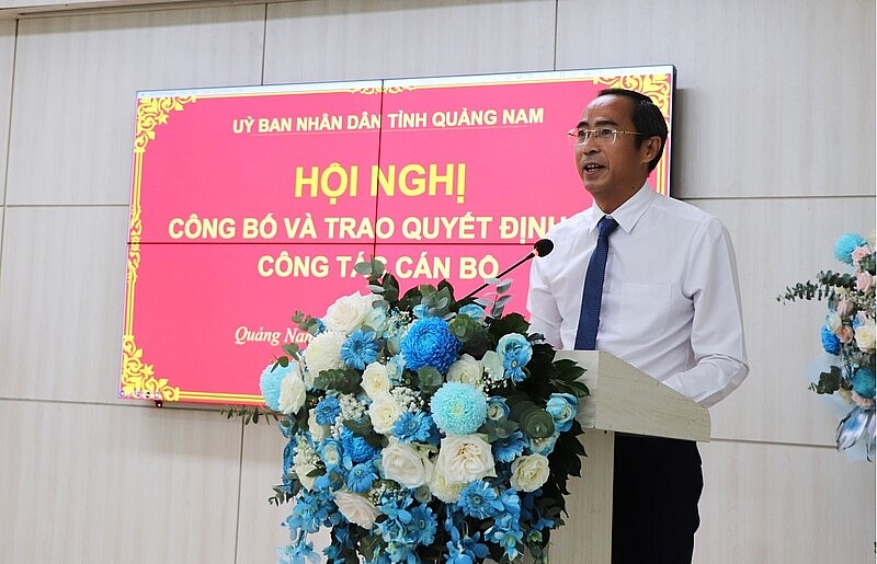 Ông Nguyễn Thanh Tâm giữ chức Giám đốc Sở Xây dựng Quảng Nam