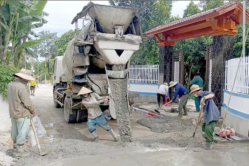 Hương Sơn (Hà Tĩnh): Đẩy mạnh thực hiện xây dựng nông thôn mới