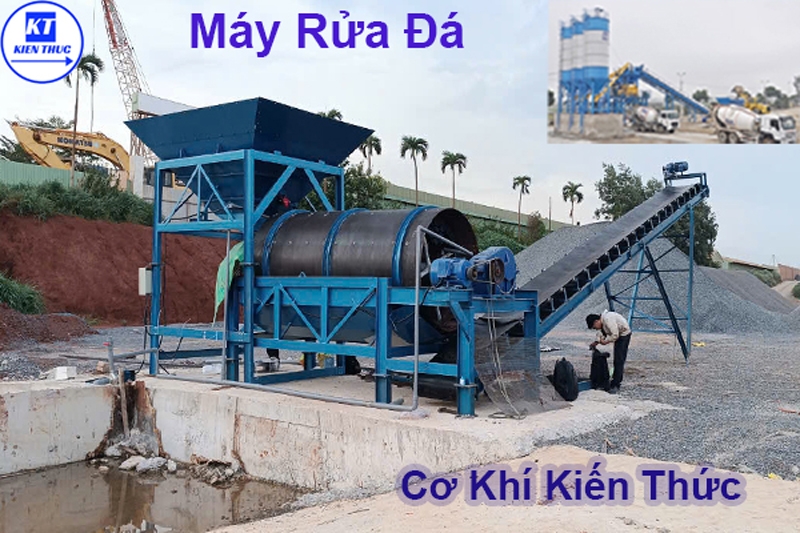 Máy rửa cát đá cho xây dựng như thế nào?