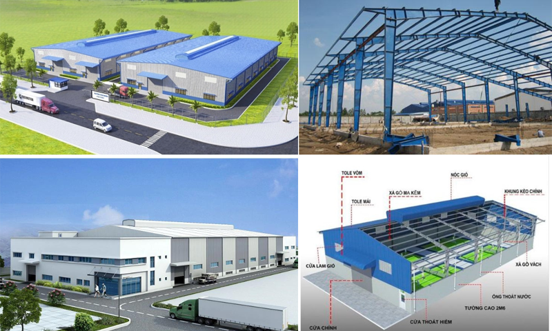 Báo giá thiết kế thi công xây dựng nhà xưởng chi tiết dự toán từng hạng mục uy tín chuyên nghiệp