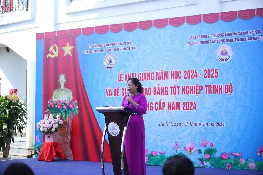 Lễ khai giảng năm học 2024-2025 Trường Trung cấp Công nghệ và Du lịch Hà Nội - Sự khởi đầu cho năm học mới