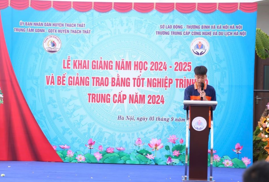 Lễ khai giảng năm học 2024-2025 Trường Trung cấp Công nghệ và Du lịch Hà Nội - Sự khởi đầu cho năm học mới