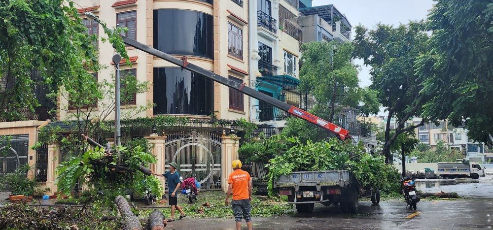 Hà Đông (Hà Nội): Tích cực, chủ động khắc phục hậu quả bão số 3