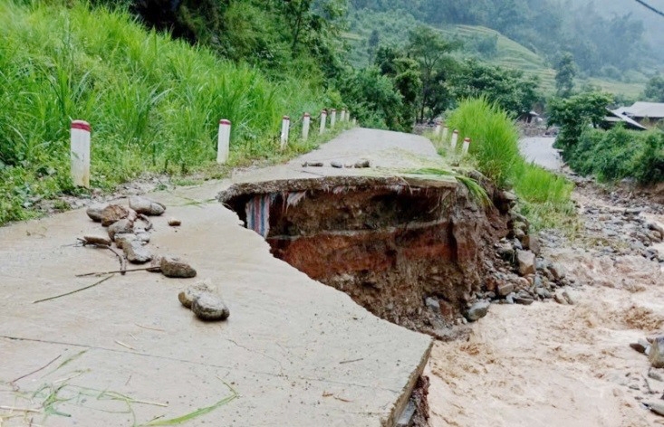 Mường La (Sơn La): Ước tính thiệt hại trên 7 tỷ đồng sau bão số 3