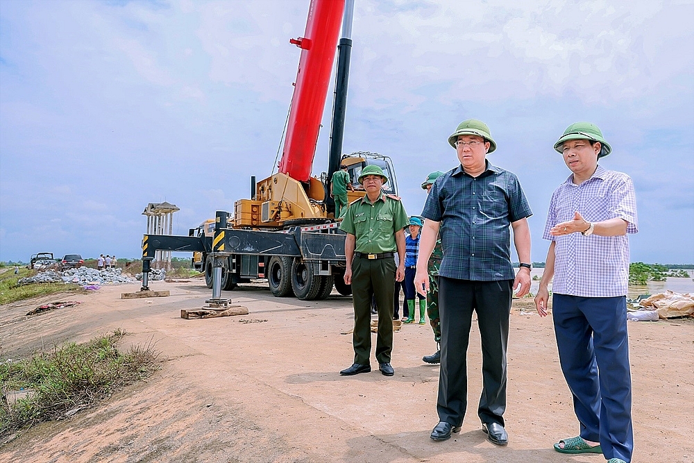 Vĩnh Phúc: Triển khai các biện pháp khắc phục ngập lụt đảm bảo an toàn cho người và tài sản