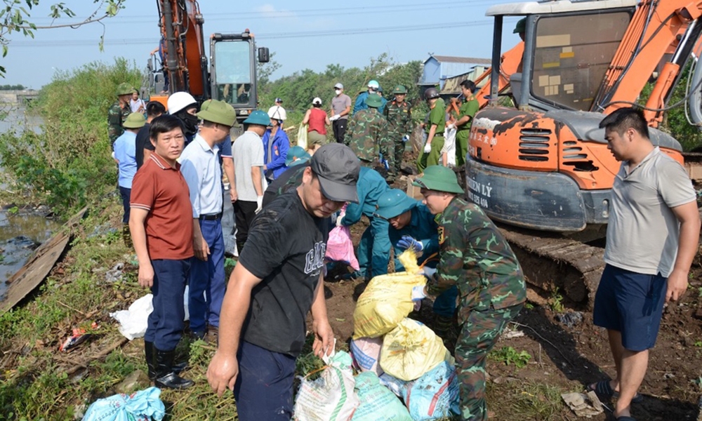 Bắc Ninh: Ngăn chặn thành công sự cố vỡ bờ tại công trình thủy lợi Ngũ Huyện Khê