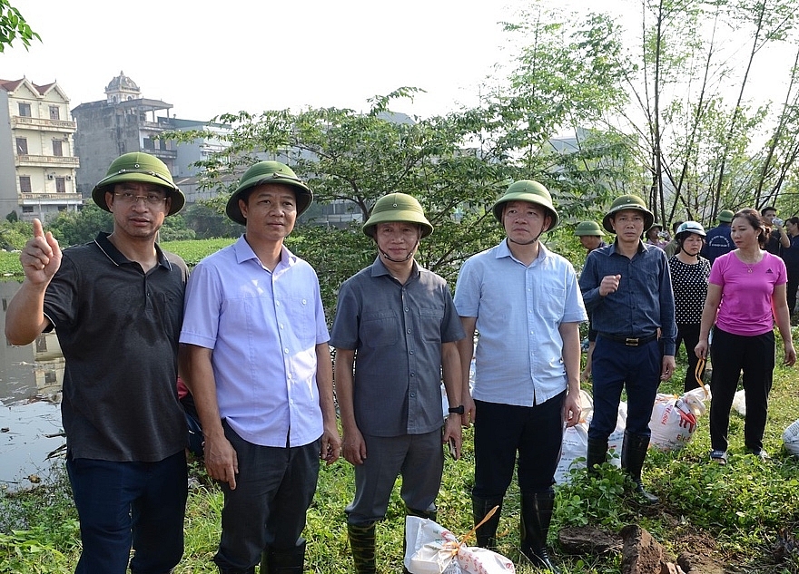 Bắc Ninh: Ngăn chặn thành công sự cố vỡ bờ tại công trình thủy lợi Ngũ Huyện Khê