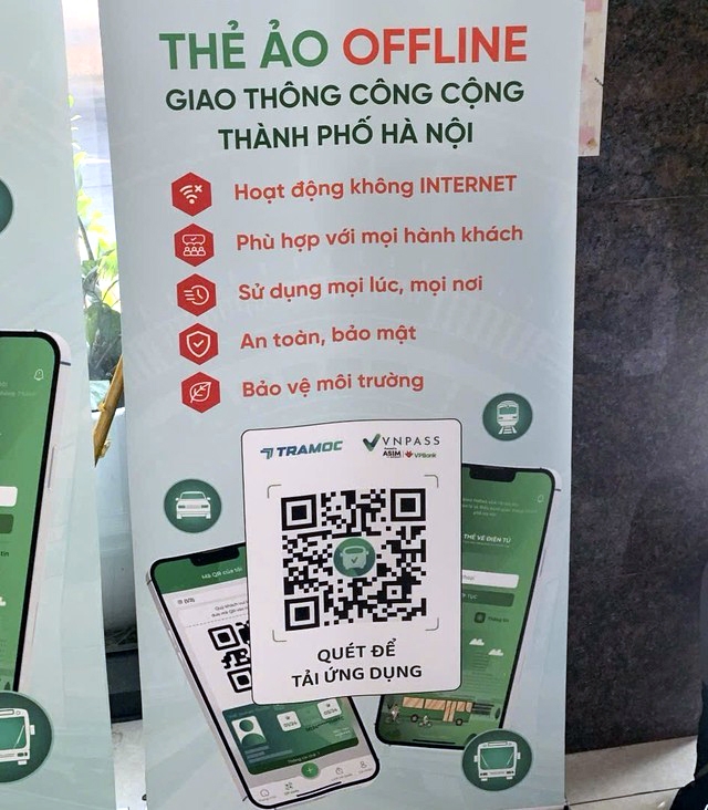 Hà Nội: Triển khai thẻ vé ảo offline cho hành khách vận tải công cộng từ ngày 20/9