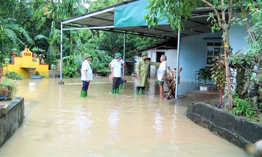 Lập Thạch (Vĩnh Phúc): Bí thư Huyện uỷ cảm ơn sự chung tay khắc phục thiệt hại do bão số 3