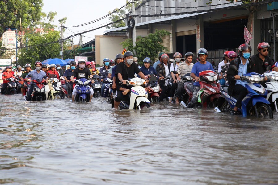 Đồng bằng sông Cửu Long khẩn trương ứng phó với triều cường