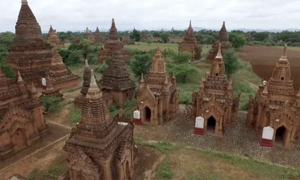 Myanmar: Hỏa hoạn thiêu rụi tòa nhà 100 tuổi ở khu di tích Bagan