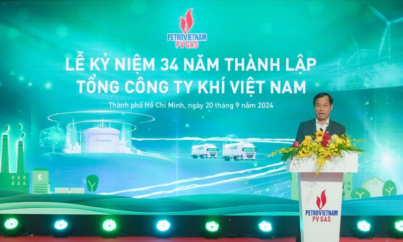 Lễ kỷ niệm 34 năm thành lập PV GAS: Khẳng định quyết tâm phát triển trong “Hành trình năng lượng xanh”