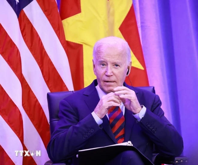 Tổng Bí thư, Chủ tịch nước Tô Lâm gặp Tổng thống Hoa Kỳ Joe Biden