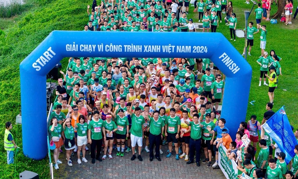 Ấn tượng từ Giải chạy bộ “Vì Công trình xanh Việt Nam năm 2024”