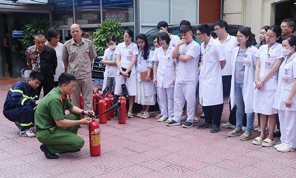 Đảm bảo các phương án phòng cháy chữa cháy tại Bệnh viện Phụ sản Trung ương