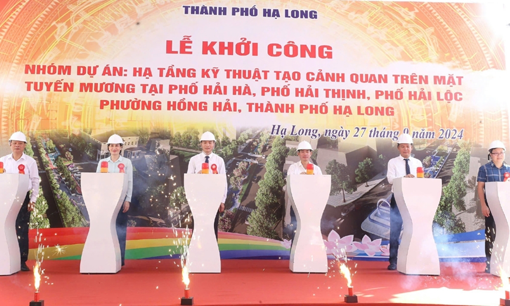 Hạ Long (Quảng Ninh): Cải tạo mỹ quan mương thoát nước đô thị