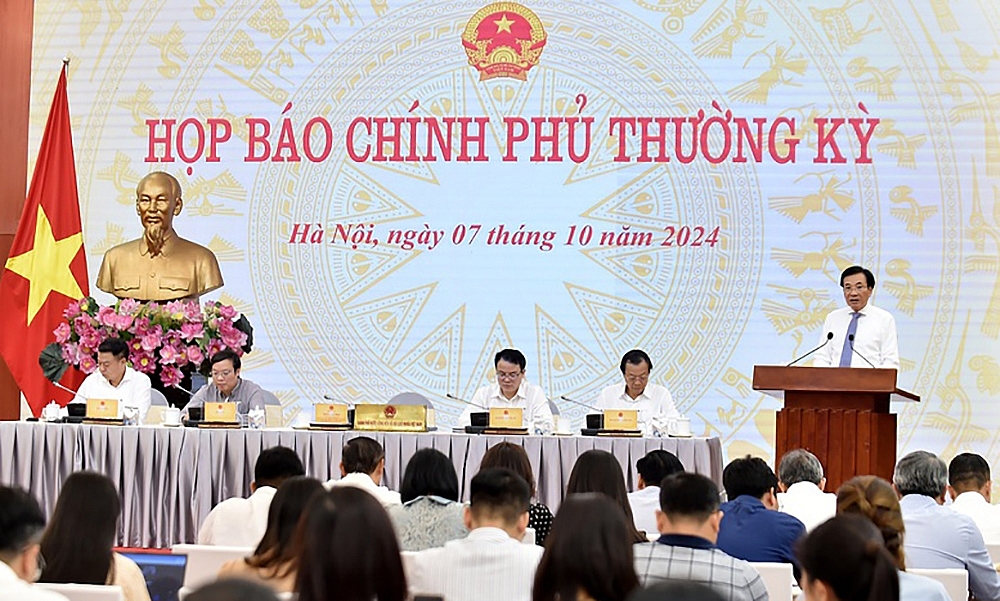 Họp báo Chính phủ thường kỳ tháng 9/2024