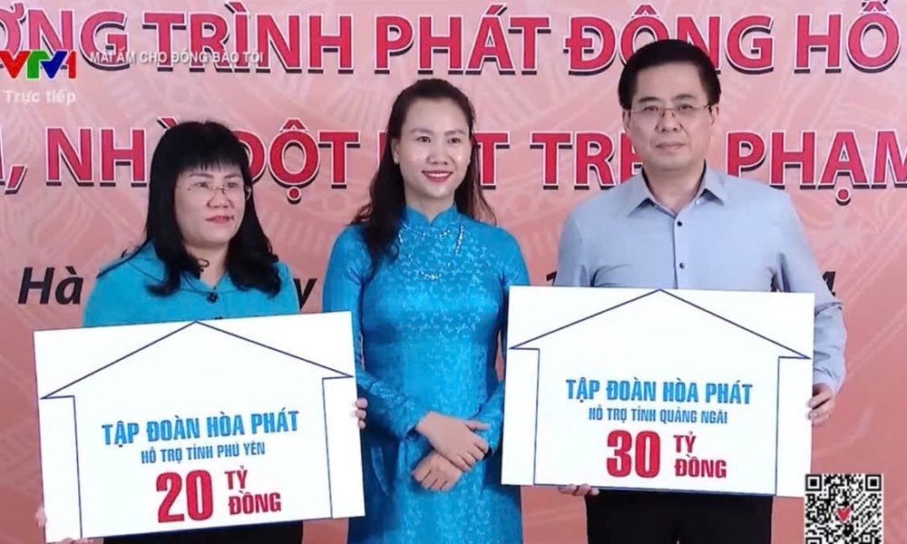 Hòa Phát hỗ trợ xây dựng hơn 1.500 căn nhà cho người nghèo trên cả nước