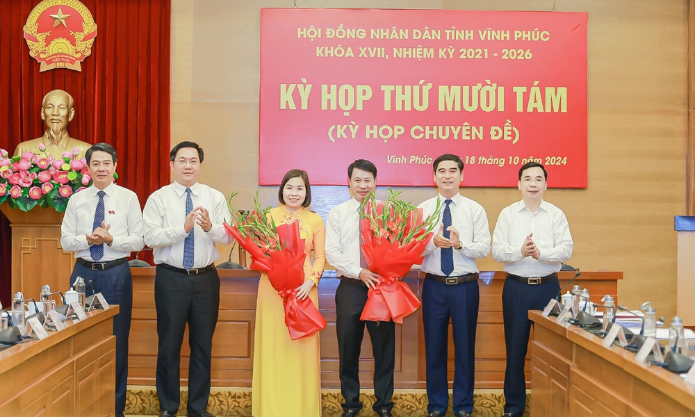 Vĩnh Phúc có 2 tân Phó Chủ tịch UBND tỉnh