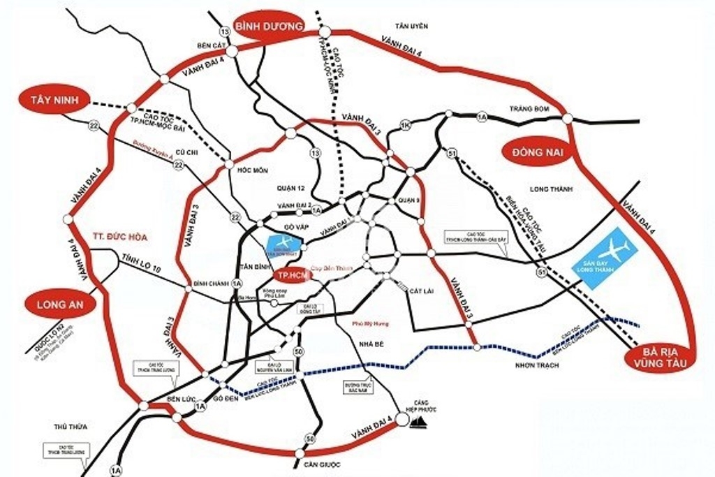 Đồng Nai: “Nâng tầm” giao thông khi có đường vành đai 4 - Thành phố Hồ Chí Minh đi qua