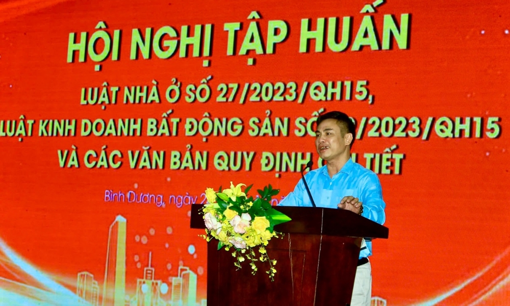 Bình Dương: Sở Xây dựng tập huấn Luật Nhà ở và Luật Kinh doanh bất động sản 2023