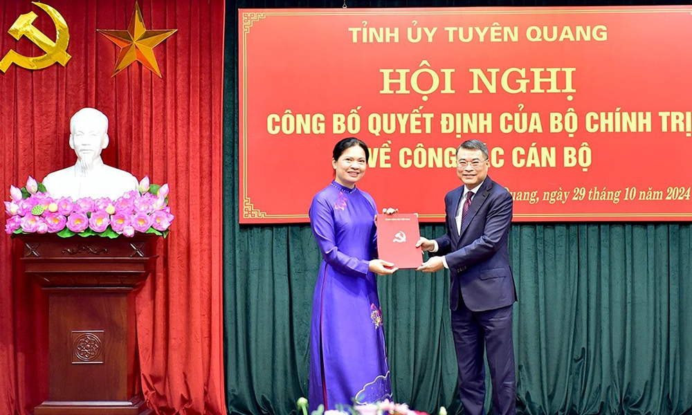 Tuyên Quang có tân Bí thư Tỉnh ủy