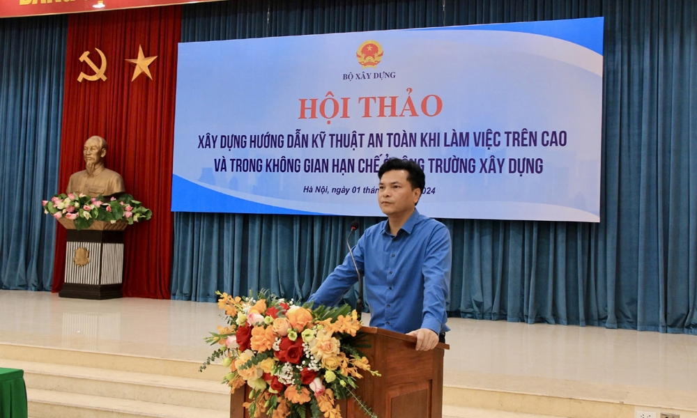 Đảm bảo an toàn khi làm việc trên cao và trong không gian hạn chế ở công trường xây dựng