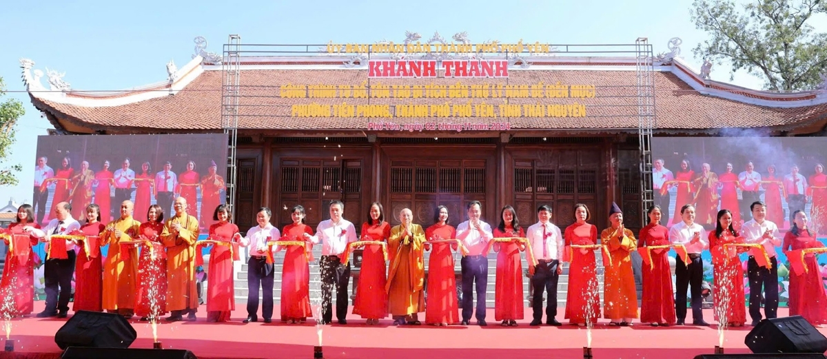 Thái Nguyên: Khánh thành công trình di tích đền thờ Lý Nam Đế