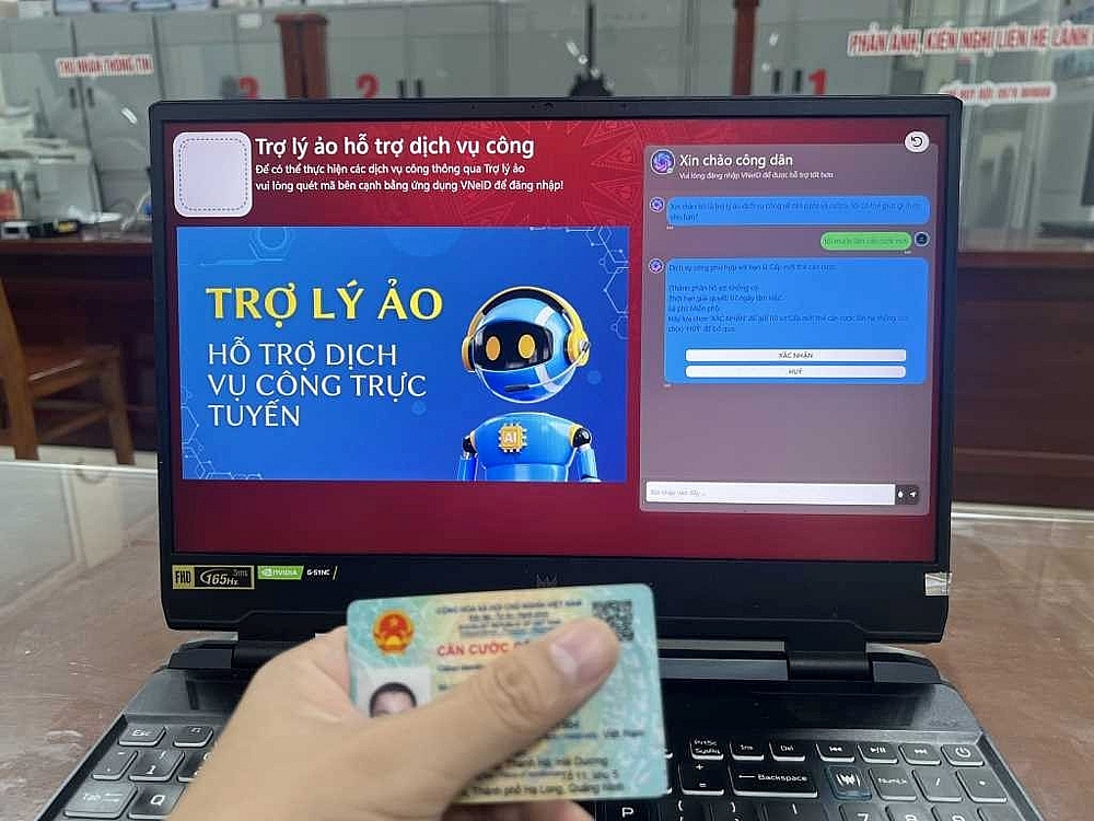 Quảng Ninh: Trợ lý ảo hỗ trợ thực hiện dịch vụ công trực tuyến trong lĩnh vực căn cước, cư trú