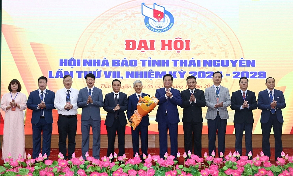 Đại hội Hội Nhà báo tỉnh Thái Nguyên lần thứ VII, nhiệm kỳ 2024 – 2029 thành công tốt đẹp