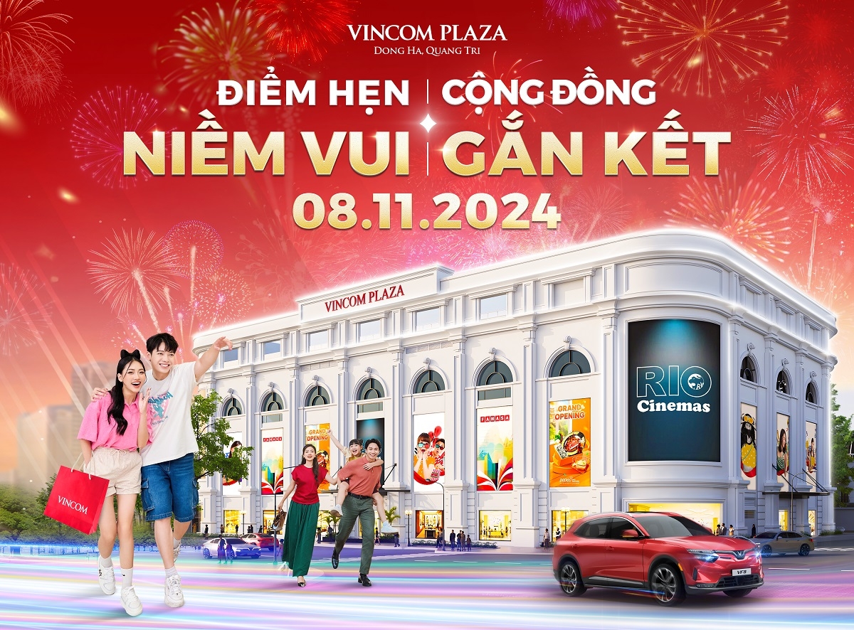 Khai trương Vincom Plaza Đông Hà tại Quảng Trị