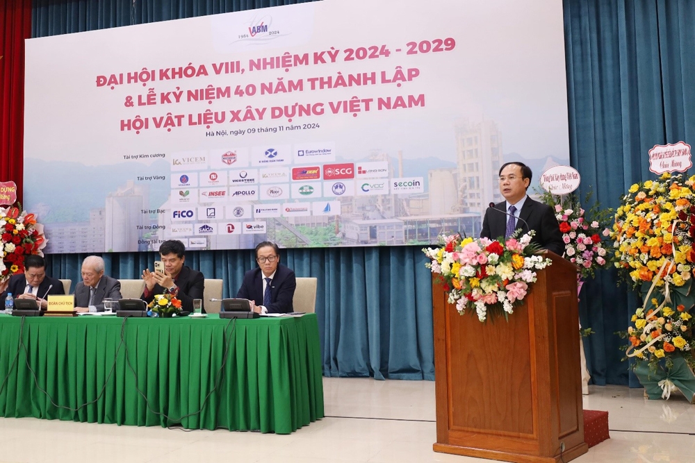 Đại hội Hội Vật liệu xây dựng Việt Nam khóa VIII, nhiệm kỳ 2024 - 2029