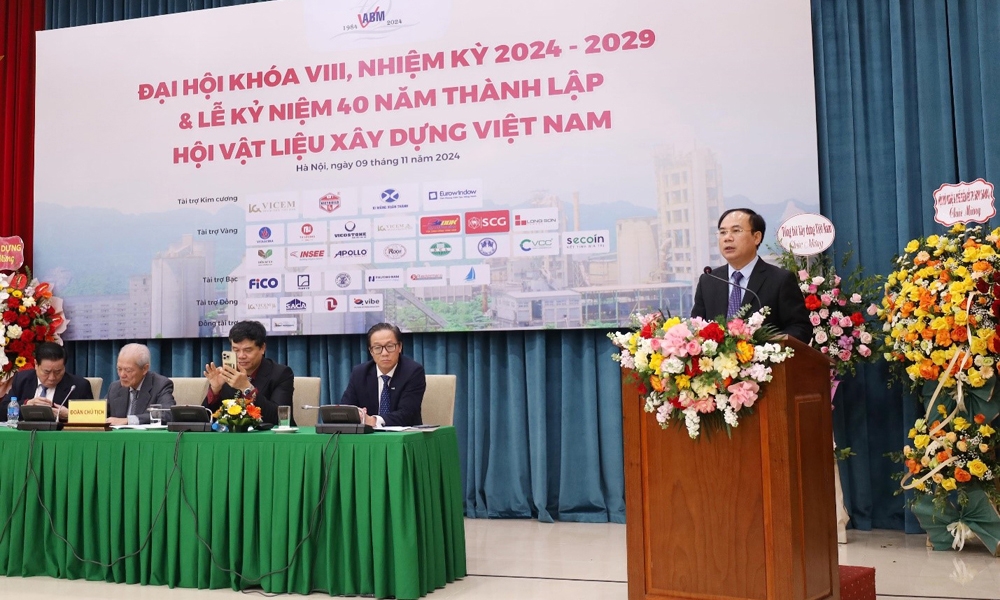 Đại hội Hội Vật liệu xây dựng Việt Nam khóa VIII, nhiệm kỳ 2024 - 2029