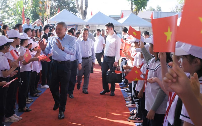 Phó Thủ tướng Thường trực Nguyễn Hòa Bình dự Ngày hội Đại đoàn kết toàn dân tộc tại Gia Lai