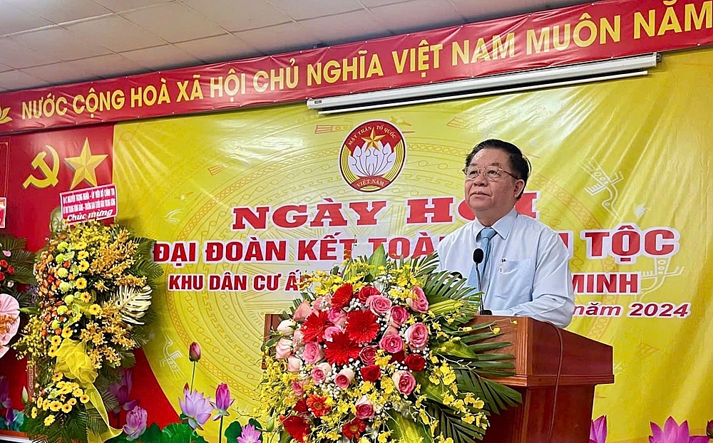 Trưởng Ban Tuyên giáo Trung ương Nguyễn Trọng Nghĩa dự Ngày hội Đại đoàn kết toàn dân tộc tại Đồng Nai