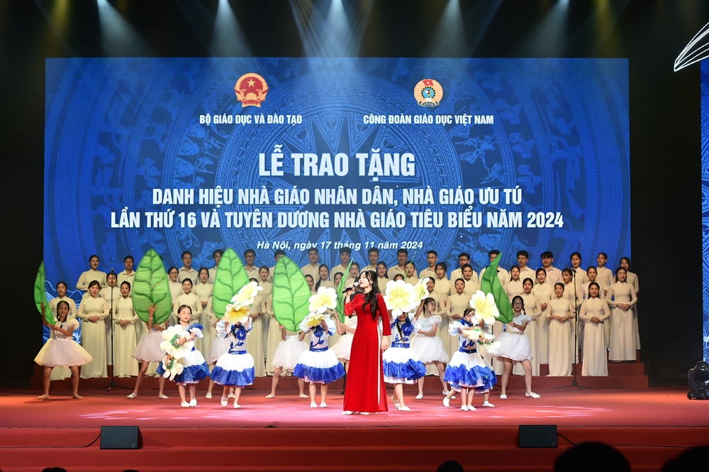 Tôn vinh các Nhà giáo nhân dân, Nhà giáo ưu tú, Nhà giáo tiêu biểu năm 2024