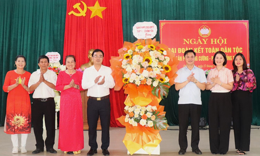 Vĩnh Yên (Vĩnh Phúc): Sôi nổi ngày hội Đại đoàn kết toàn dân tộc tại tổ dân phố Đông Cường