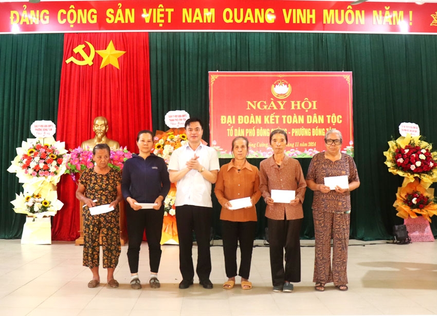 Vĩnh Yên (Vĩnh Phúc): Sôi nổi ngày hội Đại đoàn kết toàn dân tộc tại tổ dân phố Đông Cường