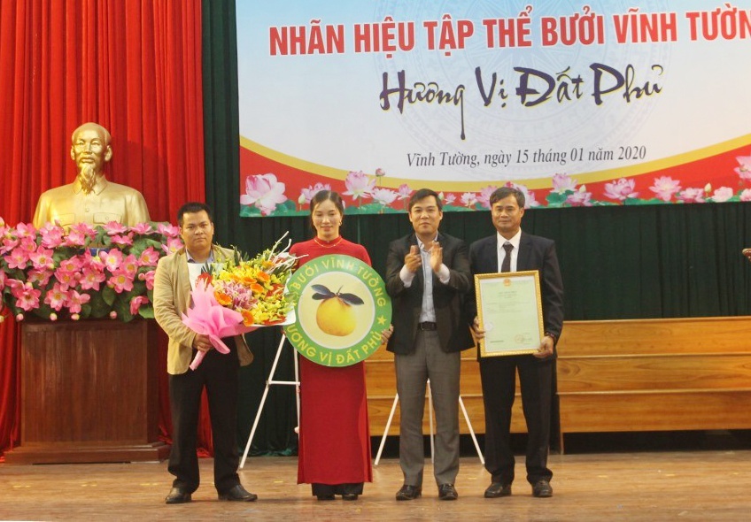 vinh phuc cong bo nhan hieu tap the san pham buoi vinh tuong