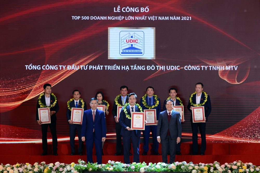 udic duoc xep hang top 500 doanh nghiep lon nhat viet nam nam 2021