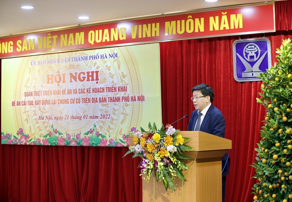 Hà Nội: Quán triệt triển khai Đề án cải tạo, xây dựng lại chung cư cũ trên địa bàn thành phố