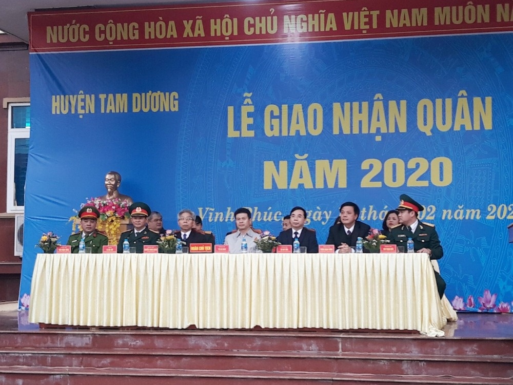 tam duong vinh phuc le giao nhan quan nam 2020 dac biet trong mua dich corona