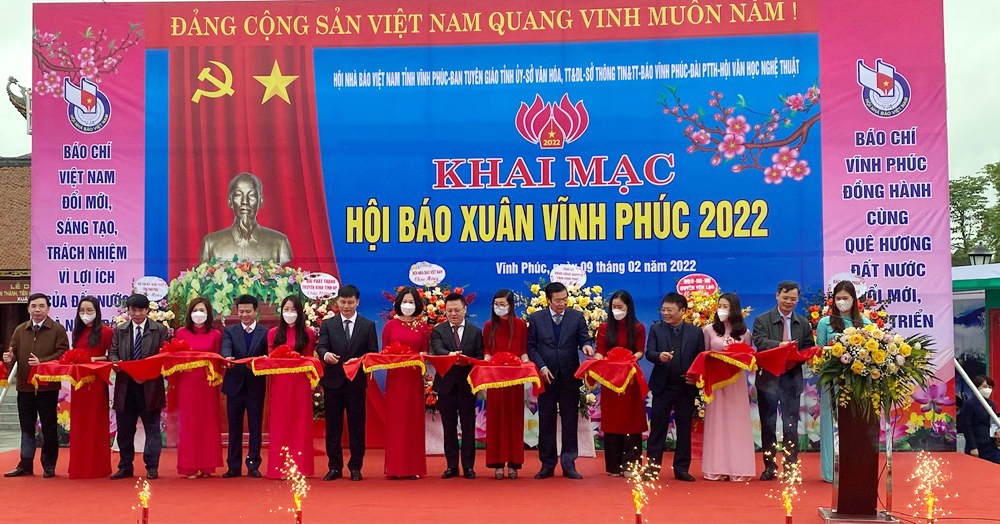 Vĩnh Phúc: Khai mạc Hội báo Xuân 2022