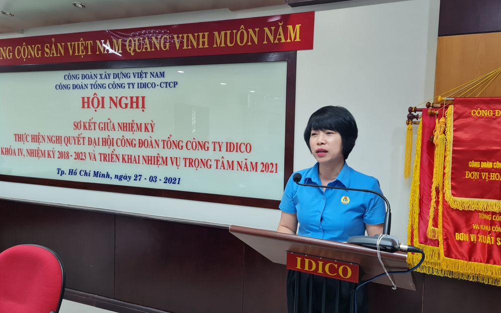 Công đoàn Tổng Công ty Idico tổ chức Hội nghị sơ kết nửa nhiệm kỳ 2018 - 2023